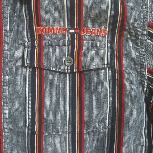Tommy Hilfiger button down striped long sleeve - Picture 2 of 5
